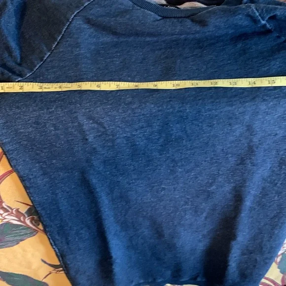 Finisterre Indigo Blue Sweatshirt Dress UK 10 - Picture 7 of 8